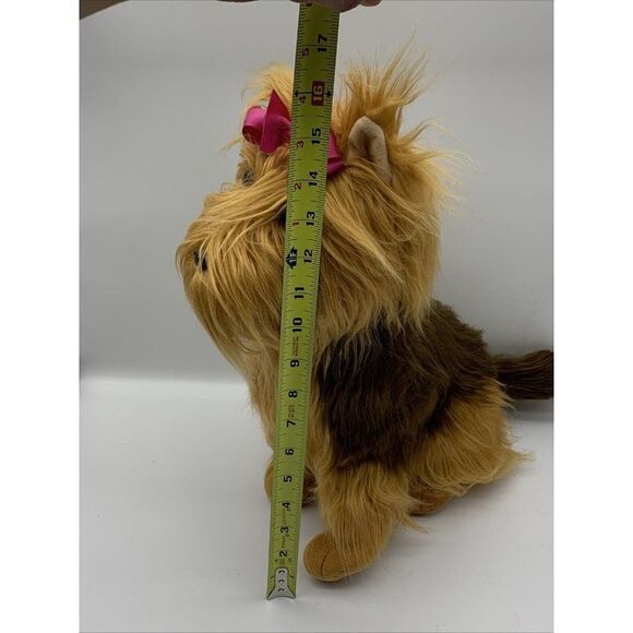 Nickelodeon JoJo Siwa BowBow the Yorkie Dog Plush 17" Pink Sparkle Jacket Bow - Picture 4 of 12